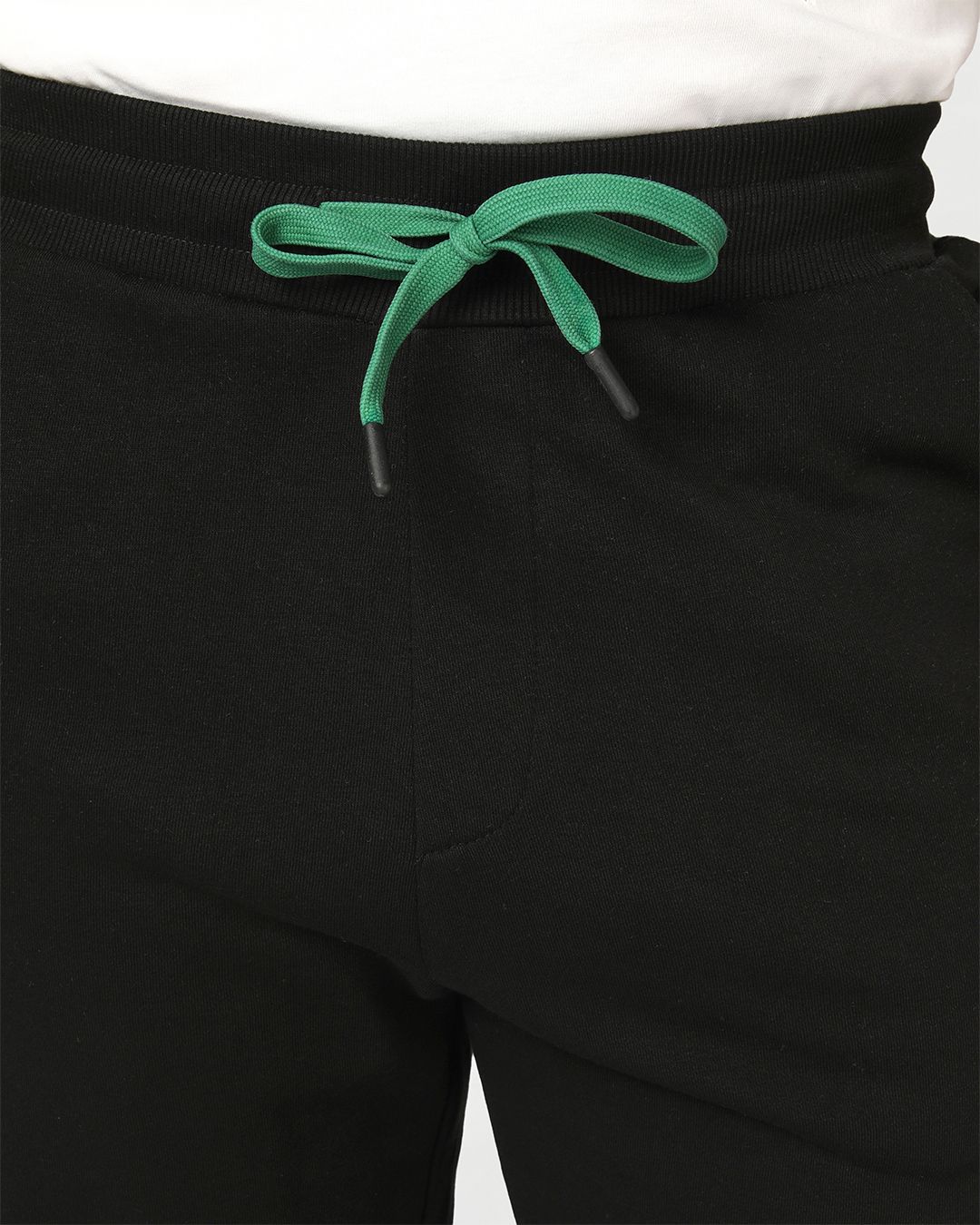 Men's Black Reset Applique Oversized Joggers - Image 3